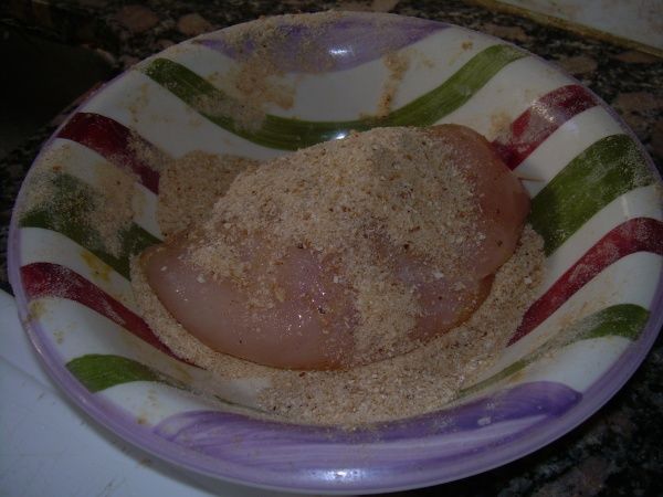 pechuga con pan rallado