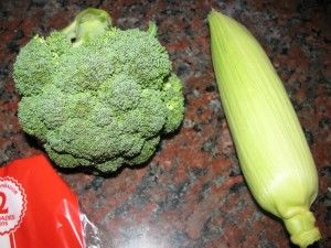 Brocoli y choclo