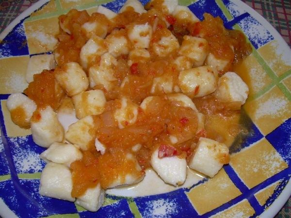 ñoquis plato final