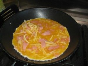 Omelette coccion