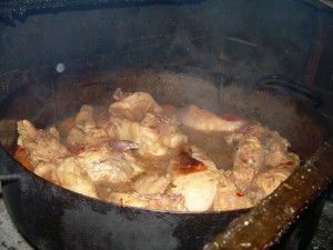 pollo al disco salsa