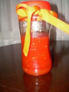Dulce de tomates 011